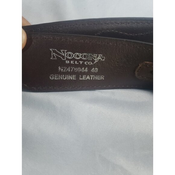 Alpaca Mexico Belt Bucle Nocona Leather Western Native Belt Men's Size 40 - Picture 9 of 12